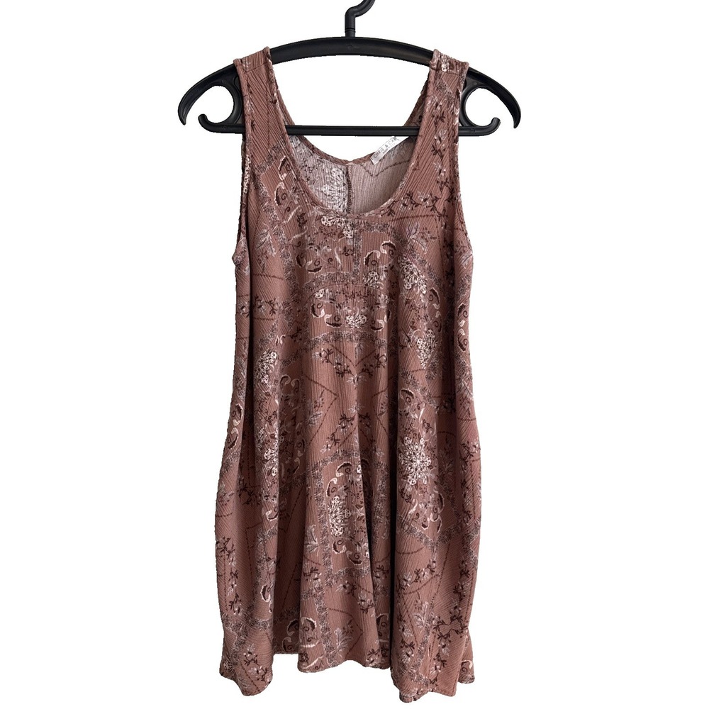 Chris & Carol Womens XL Mini Dress Tunic Top Fairy Festival Flowy Boho Summer